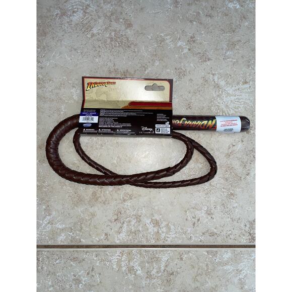 2 PC OFFICIAL INDIANA JONES CANVAS BAG SATCHEL & WHIP COSTUME SET ACCESSORY NEW - Picture 9 of 11